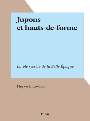 cover image of Jupons et hauts-de-forme